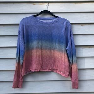 Long Sleeve Ombré Hollister Tee